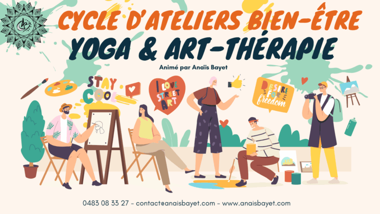 Affiche Yoga et Art-thérapie 2026 Saint-Hubert